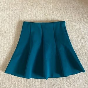 Teal Skater Skirt